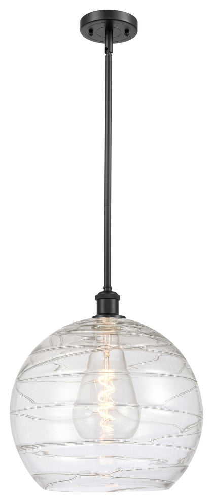 Innovations Lighting 516-1S-BK-G1213-14 Deco Swirl 1 Light 13.75" Pendant