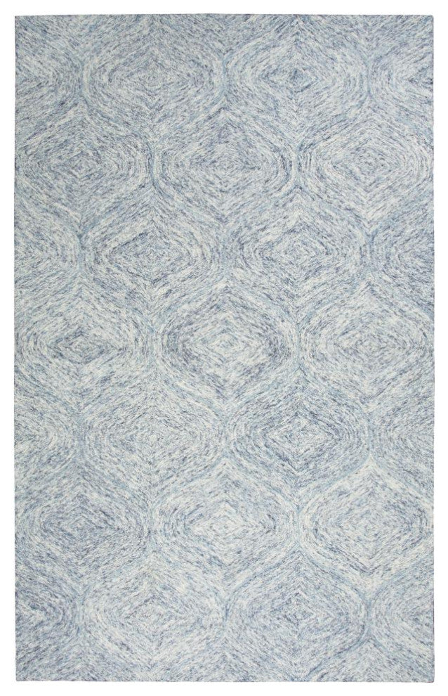 Rizzy Home BR362A Brindleton Area Rug 2'6"x8' Blue
