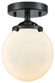Innovations 284-1C-Ob-G201-6-Led 1 Light Dimmable Led 6" Semi-Flush Mount