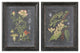 Bowery Hill Modern Midnight Botanicals 2 Piece Wall Art Set