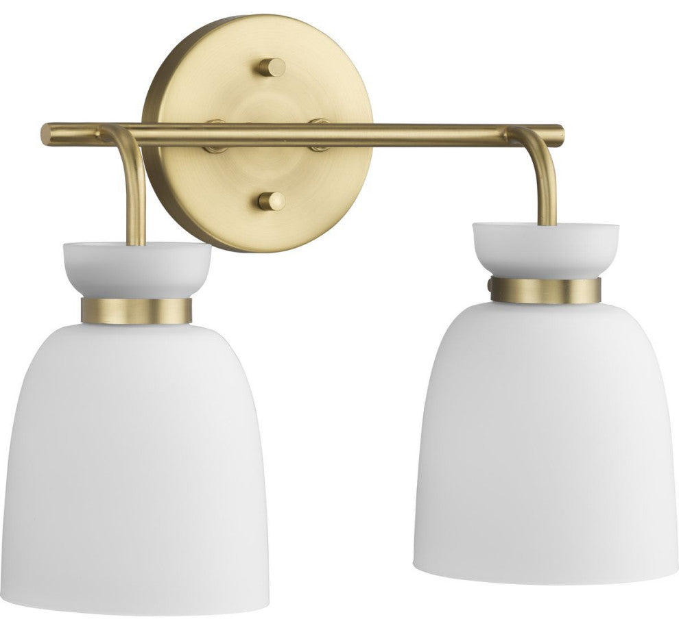Lexie Collection Contemporary Vanity Light, Brushed Gold