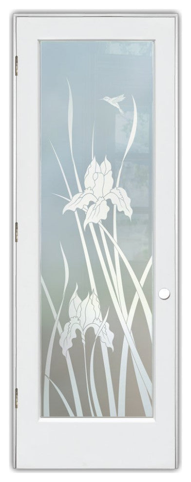 Interior Prehung Door or Interior Slab Door - Iris Hummingbird - Primed -...