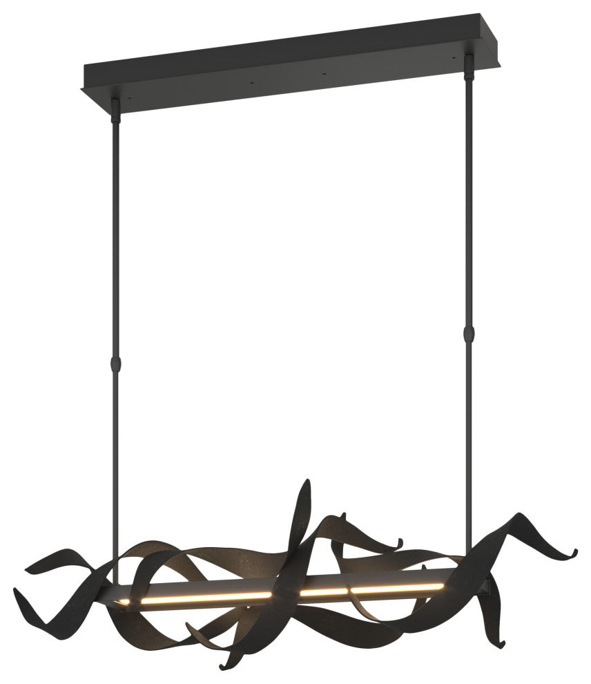 Folio LED Pendant, Black Finish