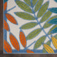 Nourison Aloha 7' x 10' Ivory/Multi Tropical Area Rug