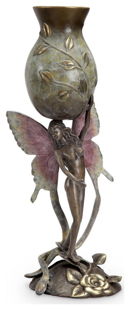 Rose Garden Fairy Vase