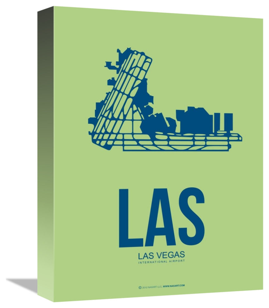 "LAS  Las Vegas Poster 2" Fine Art Print