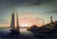 Mary Blood Mellen Sunset over Ten Pound Island Wall Decal