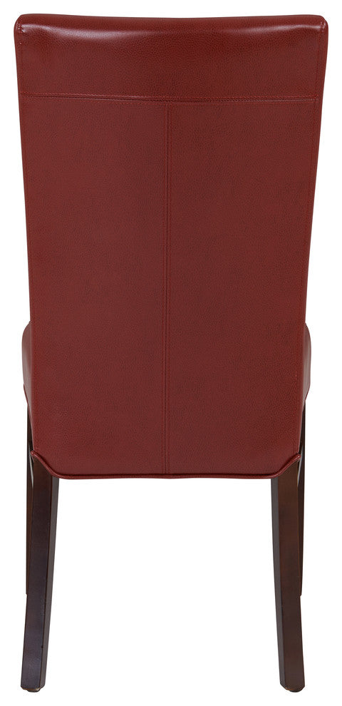 Milton Fabric Dining Side Chair, Pomegranate