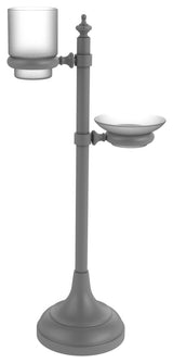 Vanity Top Multi-Accessory Ring Stand, Matte Gray