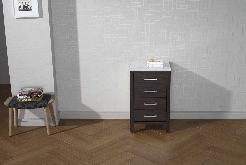 Dior 18" Side Cabinet, Espresso