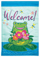 Flg Dapp Frog Welcome Poly Garden