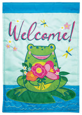 Flg Dapp Frog Welcome Poly Garden