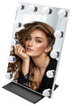 Lumiere Touch Pad Pro LED Makeup Mirror, White, Hollywood Bulbs