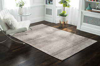 Helli Tufted Area Rug, Brown, 8'x10'