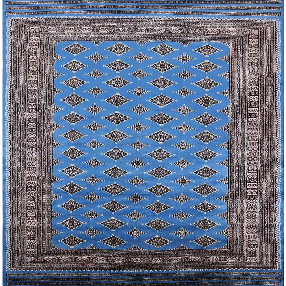 Ahgly Company Indoor Square Mid-Century Modern Area Rugs, 3' Square