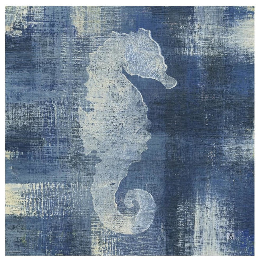 "Batik Seas I" Digital Paper Print by Studio Mousseau, 26"x26"