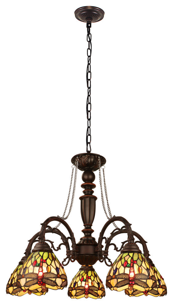 Anisoptera Purity 5-Light Large Chandelier 27" Wide