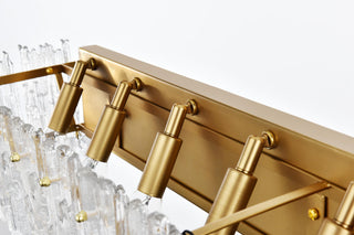 Elegant Lighting 1780W35 Emilia 8 Light 7" Tall Wall Sconce - Chrome