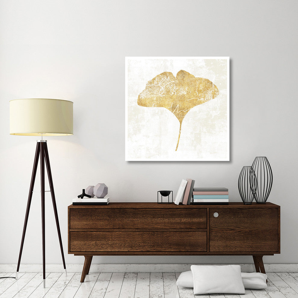 "Bronzed Leaf III" Digital Paper Print by Sue Schlabach, 42"x42"