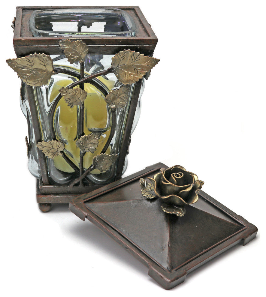 Vine Wrought Iron Canister