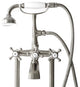 SevenFalls 8019 Telephone Double Lever Handles Clawfoot Floor Mounted Tub Filler
