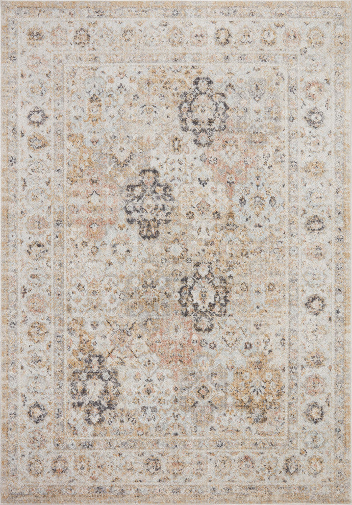 Loloi II Monroe Beige / Multi 3'-9" x 5'-9" Accent Rug