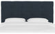 Cameron Tufted Headboard, Linen Navy, Full