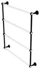 Pacific Grove 4 Tier 30" Ladder Towel Bar, Matte Black