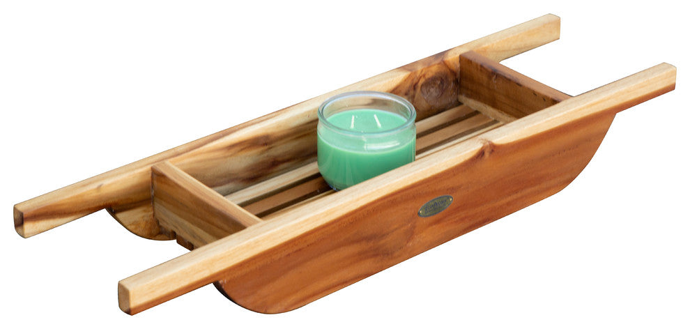 EcoDecors Eleganto Teak Bath Caddy