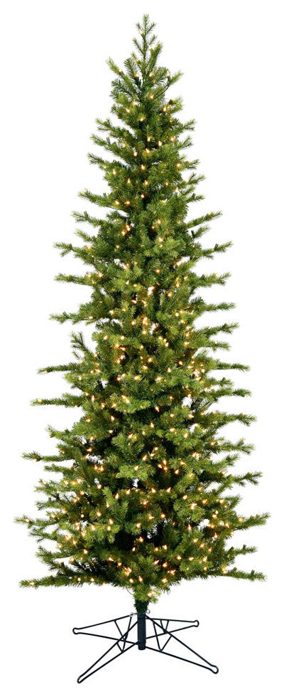 Moutauk Pencil Pine Artificial Christmas Tree , Clear, 12'' x 54"