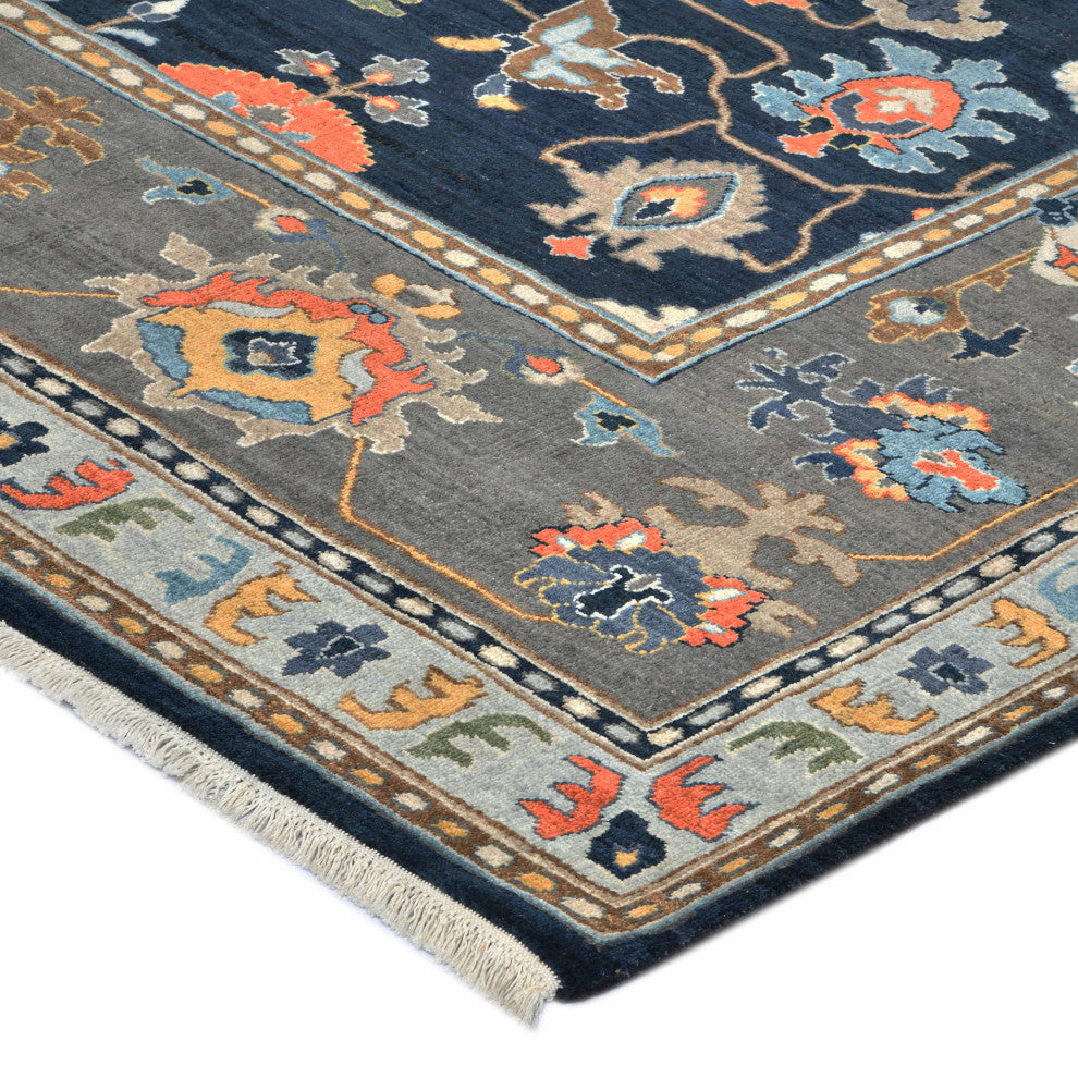 Antiquity Marian Area Rug, Navy Blue, 2' x 3', Persian