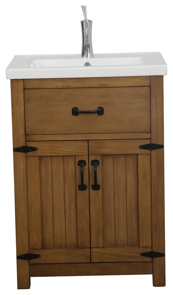 Legion Furniture Legion Gwen Vanity, Weathered Brown