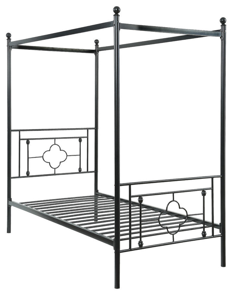 Grayton Canopy Metal Platform Bed, Twin