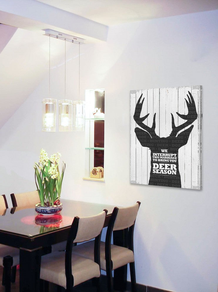 "Deer Season 1" Painting Print on Canvas by Saturday Evening Post