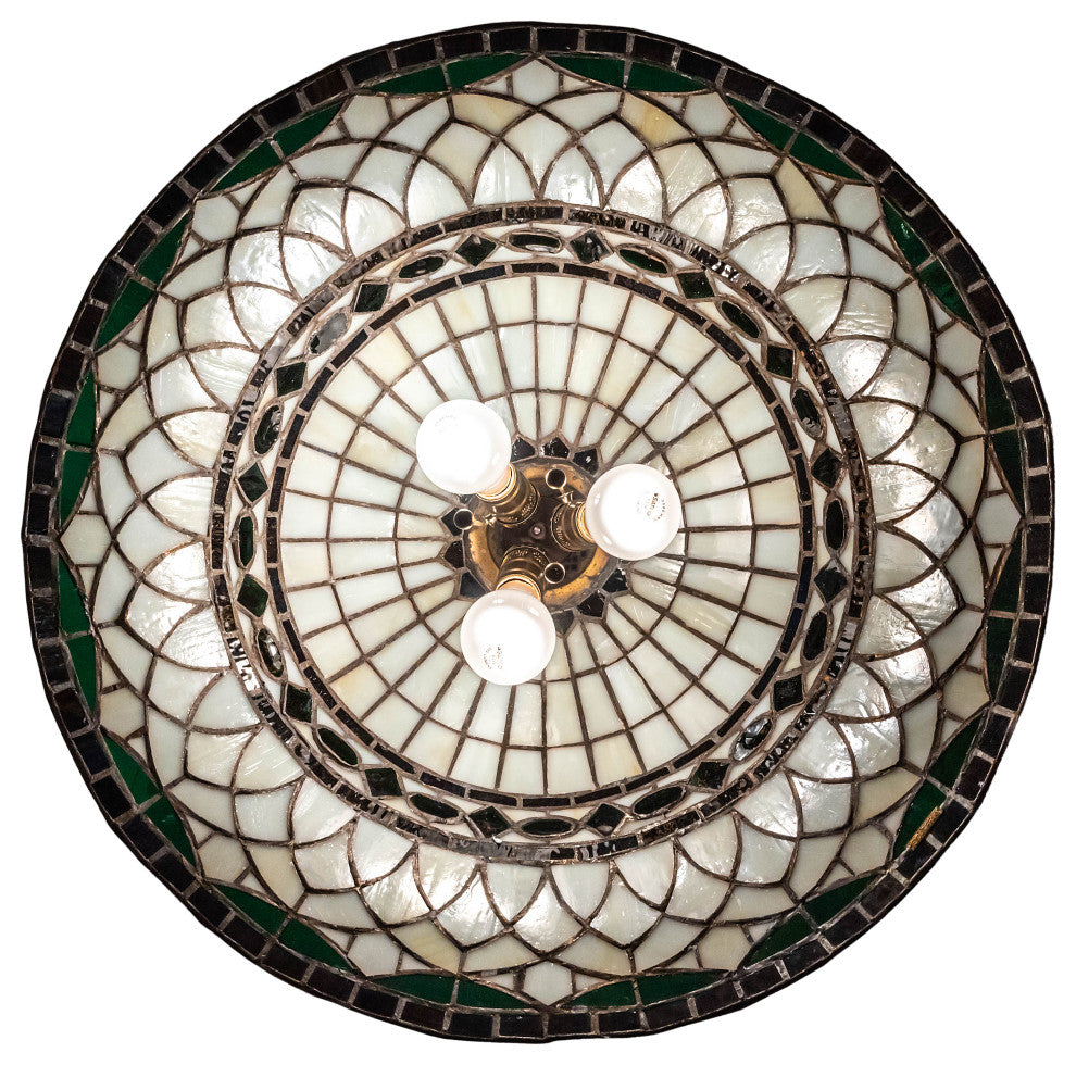 24 Wide Tiffany Roman Pendant