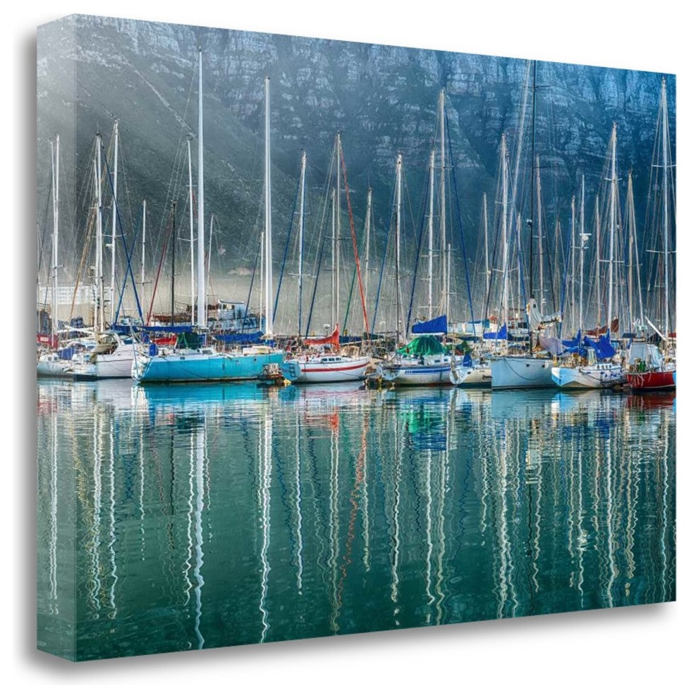 "Hout Bay Harbor, Hout Bay South Africa" By Richard Silver, Gallery Wrap Canvas