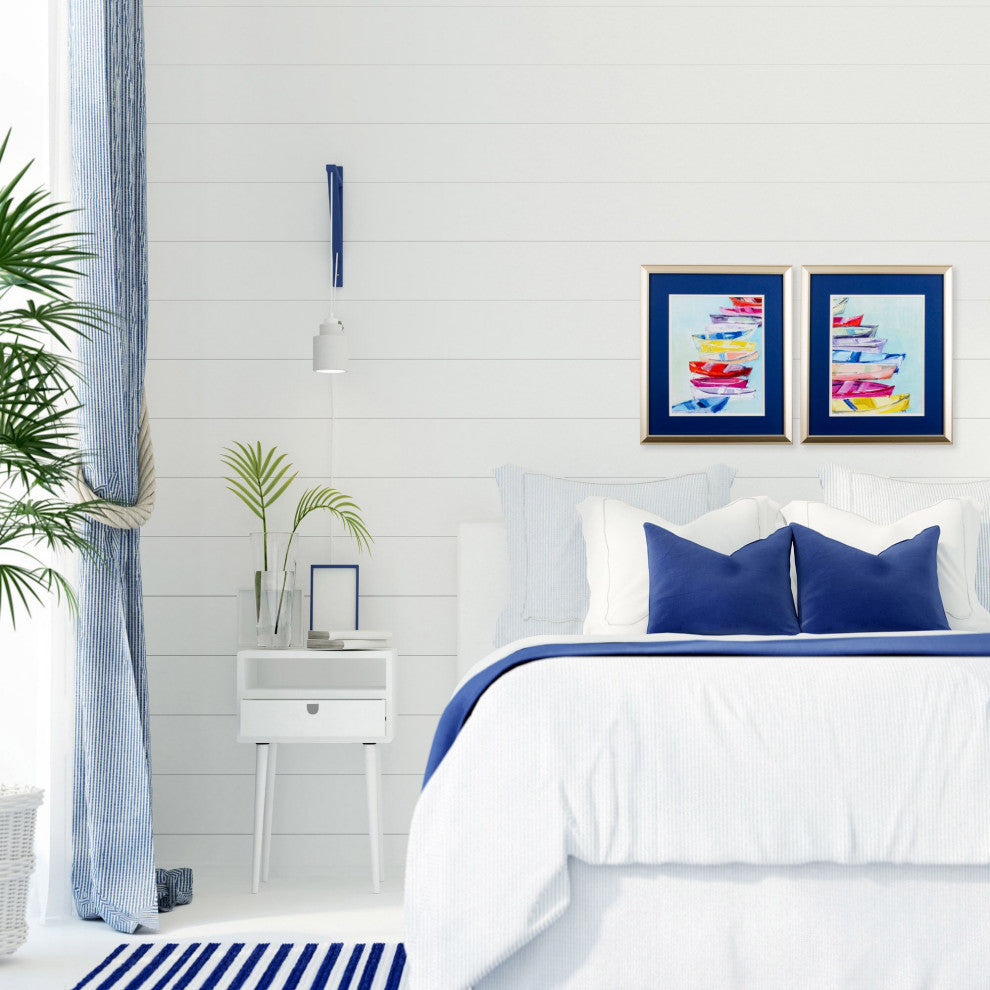 Floating Boats Wall Art, 2-Piece Set
