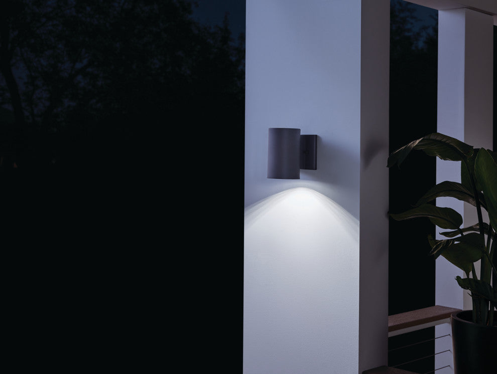 Kichler 1 Light Outdoor LED Wall Light in Textured Black
