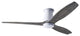 Arbor Flush Fan, Gloss White, 54" Graywash Blades, No Light, Wall Control