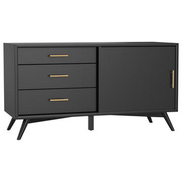 Flynn Small TV Console, Black
