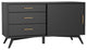 Flynn Small TV Console, Black