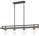 Quoizel Dobbs Four Light Island Chandelier DBS440OZ