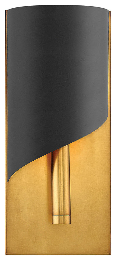 Fredrick Ramond Gigi Medium Single Light Sconce, Heritage Brass