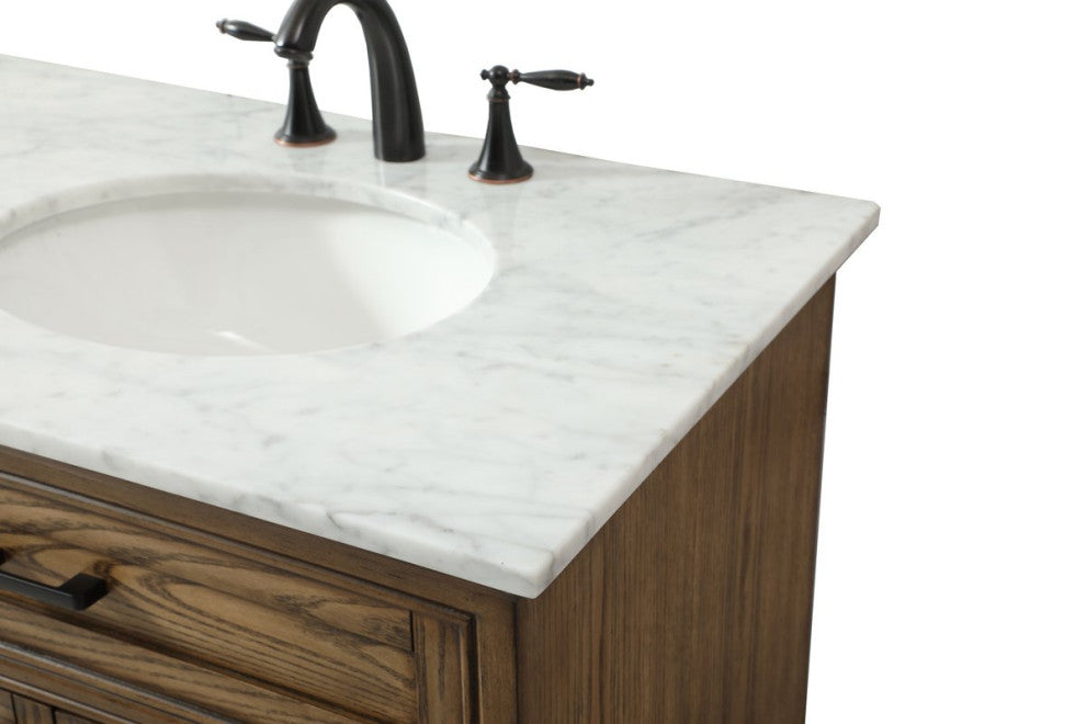 Home Living 21.5" Transitional Driftwood-Light Bathroom Vanity