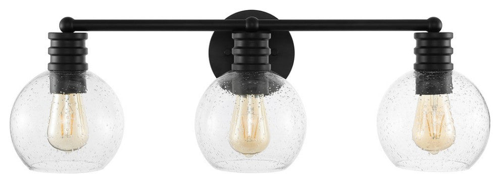 Safavieh Sunetta 3Lt 26.375" Sconce, Black