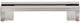 Flat Rail Pull - Brushed Satin Nickel (TKTK55BSN)