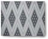 Diamond & Dots Soft Chenille Area Rug, Gray, 8'x10'