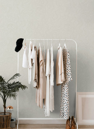 Emily Rayna Beige Lineation Peel and Stick Wallpaper