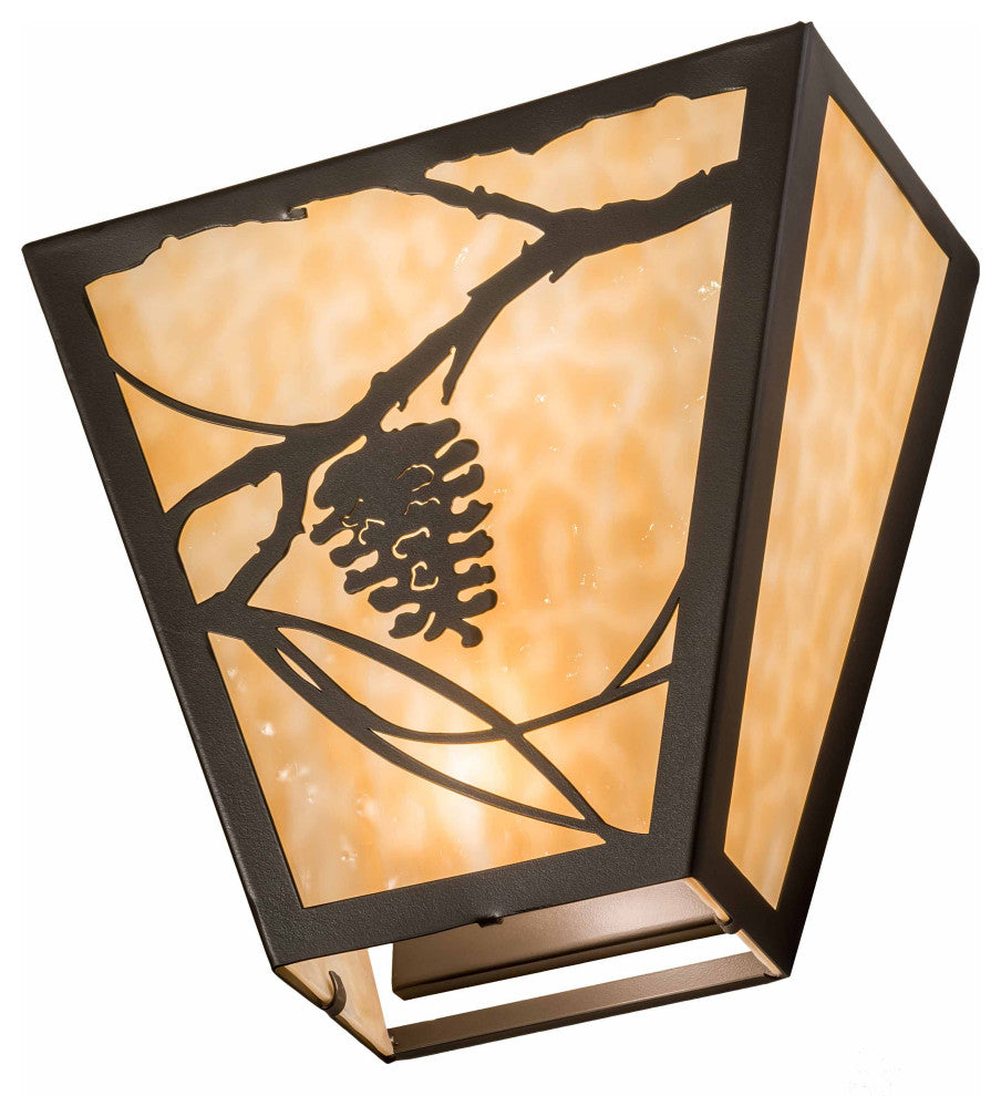 13"W Whispering Pines Wall Sconce