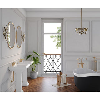 Loretta Collection 4-Light Gold Ombre Transitional Wall Sconce